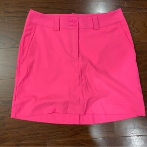 NIKE GOLF TOUR PERFORMANCE Women's Dri Fit Skirt Skort Barbiecore Hot Pink Sz 4